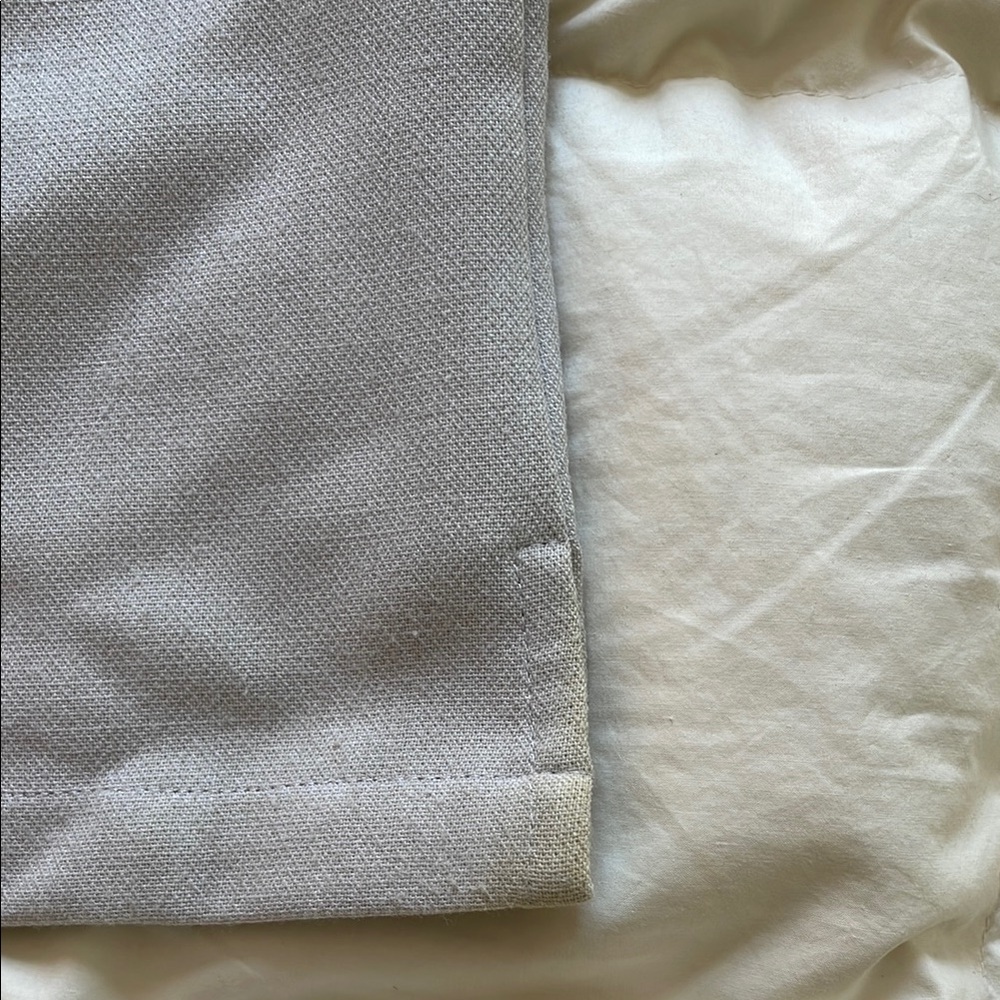 Madewell Gray Short Sleeve Top with Leaf Embroidery - Picture 3 of 5